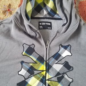 2XL Zoo York zip Hoodie